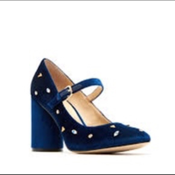 Katy Perry Collections Shoes - THE OPHELIA Katy Perry velvet Mary Jane heels